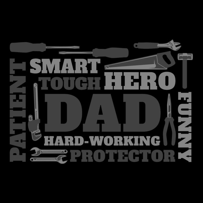 Hero Hard Working Dad Fathers Day Gift Flatbill Hat