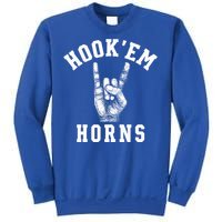 Hookem Horns Women Longhorn Head Sweatshirt