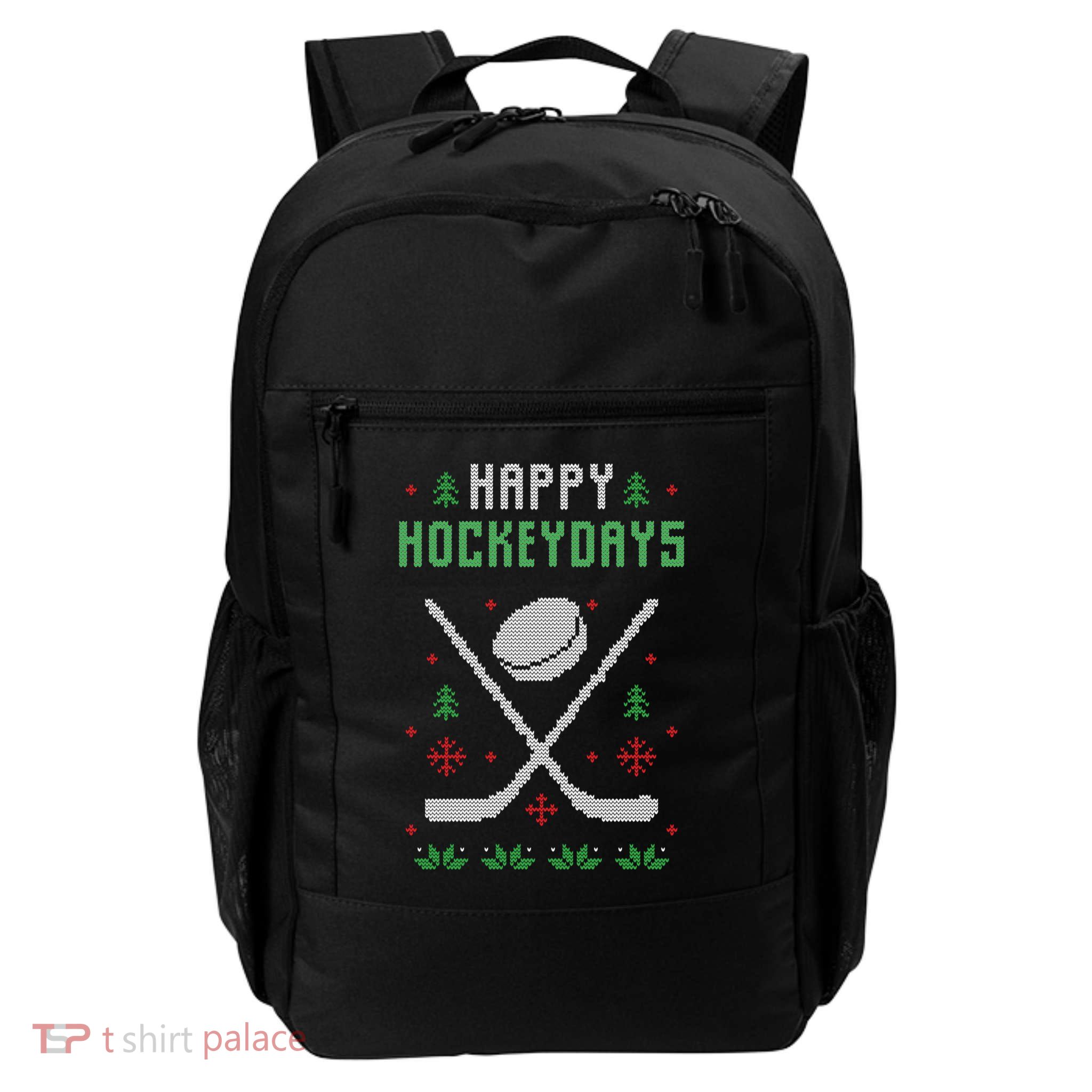 Happy Hockeydays Xmas For Lovers Backpack