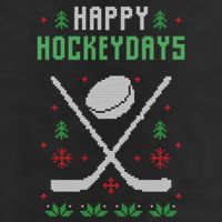Happy Hockeydays Xmas For Lovers Adult Drive Performance Visor