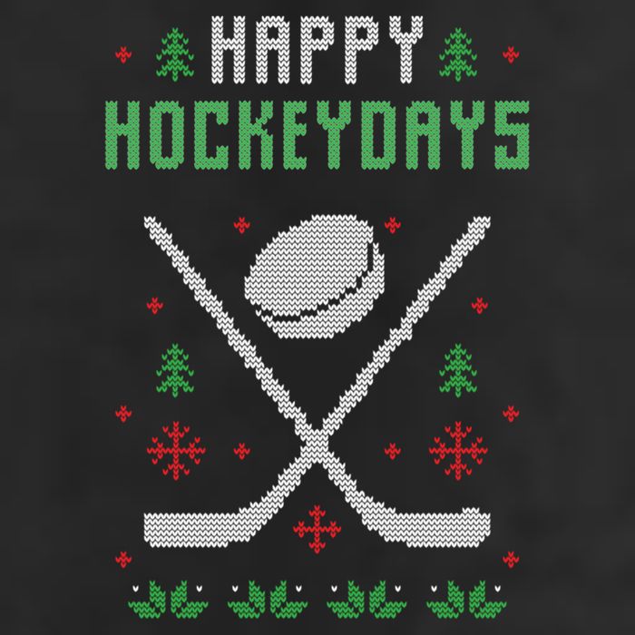 Happy Hockeydays Xmas For Lovers Adult Drive Performance Visor