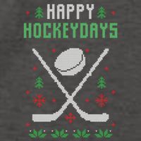 Happy Hockeydays Xmas For Lovers Vector Backpack