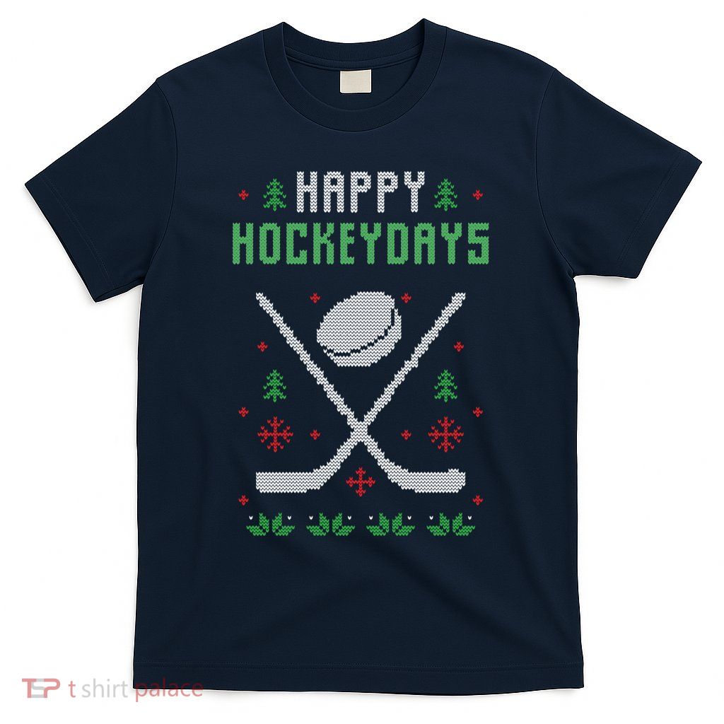 Happy Hockeydays Xmas For Lovers T-Shirt