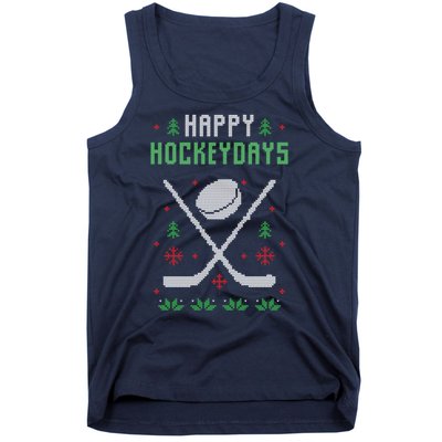 Happy Hockeydays Xmas For Lovers Tank Top