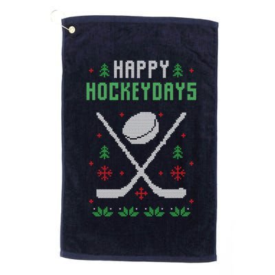Happy Hockeydays Xmas For Lovers Golf Towel