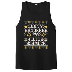 Happy Hanukkah Ya Filthy Schmuck, Funny Hanukkah Idea PosiCharge Competitor Tank