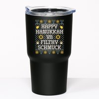 Happy Hanukkah Ya Filthy Schmuck Funny Hanukkah Idea Tumbler