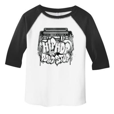 Hip Hop Ya Dont Stop Old School 80s 90s Boombox Toddler Fine Jersey T-Shirt