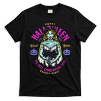 Happy Halloween Zombie Bride Ghoulfriends Zombies Funny T-Shirt