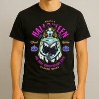 Happy Halloween Zombie Bride Ghoulfriends Zombies Funny T-Shirt