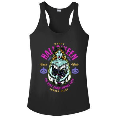 Happy Halloween Zombie Bride Ghoulfriends Zombies Funny Ladies PosiCharge Competitor Racerback Tank