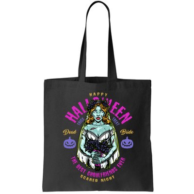 Happy Halloween Zombie Bride Ghoulfriends Zombies Funny Bag