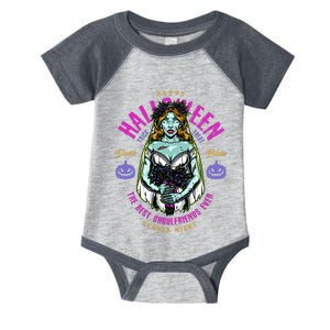 Happy Halloween Zombie Bride Ghoulfriends Zombies Funny Infant Baby Jersey Bodysuit