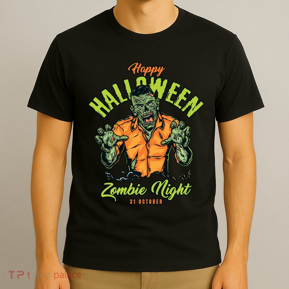 Happy Halloween Zombie Night T-Shirt
