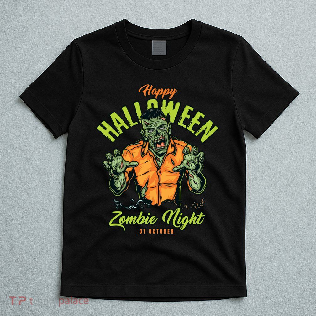 Happy Halloween Zombie Night T-Shirt
