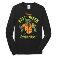 Happy Halloween Zombie Night Tall Long Sleeve T-Shirt