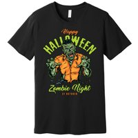 Happy Halloween Zombie Night Premium T-Shirt