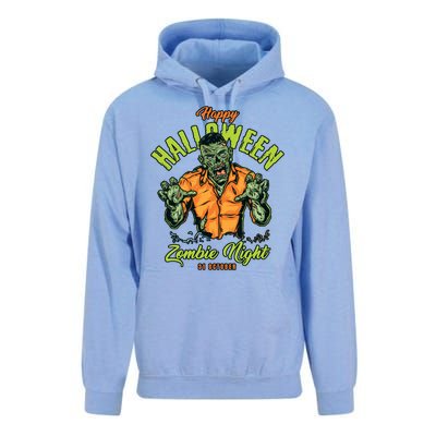 Happy Halloween Zombie Night Unisex Surf Hoodie