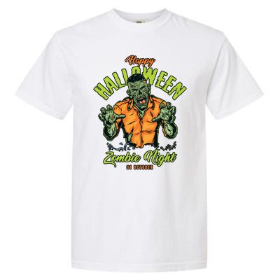 Happy Halloween Zombie Night Garment-Dyed Heavyweight T-Shirt