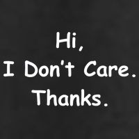 Hi, I Don't Care. Thanks. Cool Comfort Performance Bucket Hat