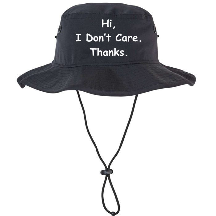 Hi, I Don't Care. Thanks. Legacy Cool Fit Booney Bucket Hat