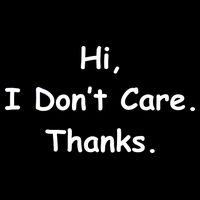 Hi, I Don't Care. Thanks. Women's V-Neck T-Shirt