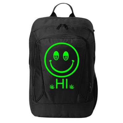 Hi Smiley Face Weed City Backpack