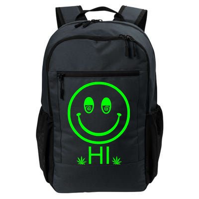 Hi Smiley Face Weed Daily Commute Backpack