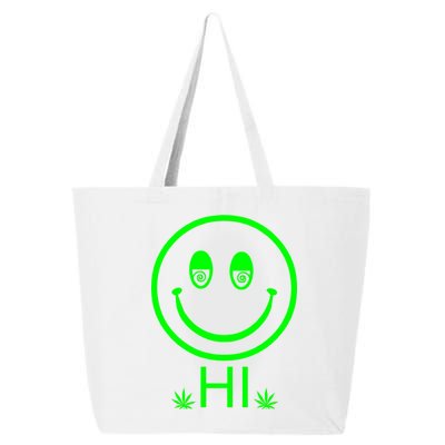 Hi Smiley Face Weed 25L Jumbo Tote