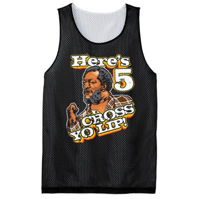 Here Is 5 Cross Yo Lip Son In Sanford City Mesh Reversible Basketball Jersey Tank