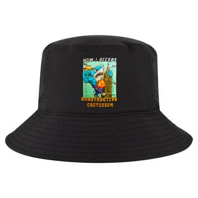 How I Accept Constructive Criticism Auntie Shark Cool Comfort Performance Bucket Hat