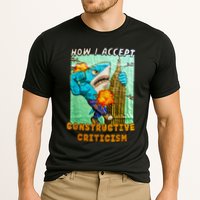 How I Accept Constructive Criticism Auntie Shark Performance Shirt
