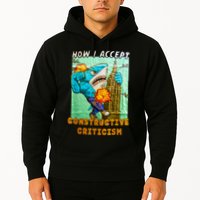 How I Accept Constructive Criticism Auntie Shark Hoodie