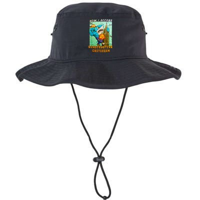 How I Accept Constructive Criticism Auntie Shark Bucket Hat