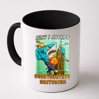 How I Accept Constructive Criticism Auntie Shark Mug