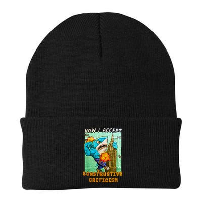 How I Accept Constructive Criticism Auntie Shark Beanie