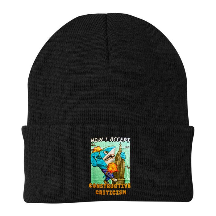 How I Accept Constructive Criticism Auntie Shark Beanie