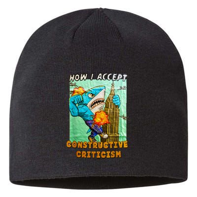 How I Accept Constructive Criticism Auntie Shark Sustainable Beanie