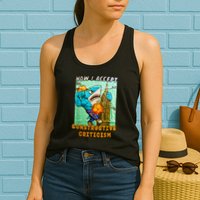 How I Accept Constructive Criticism Auntie Shark Womens Tank Top