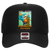 How I Accept Constructive Criticism Auntie Shark Trucker Hat