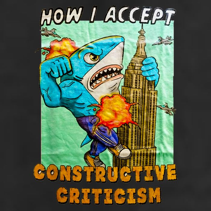 How I Accept Constructive Criticism Auntie Shark Trucker Hat