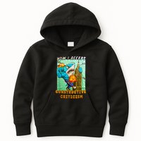How I Accept Constructive Criticism Auntie Shark Kids Hoodie
