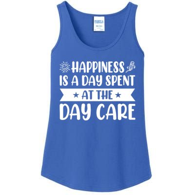 Happiness Is A Day Spent At The Day Care Sitter Daycare Gift Ladies Essential Tank