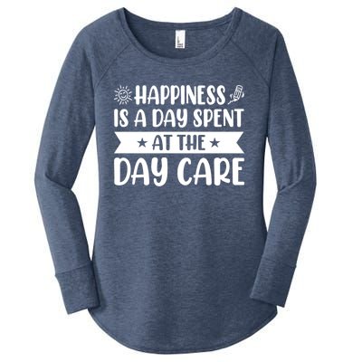 Happiness Is A Day Spent At The Day Care Sitter Daycare Gift Women's Perfect Tri Tunic Long Sleeve Shirt