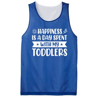 Happiness Is A Day Spent With My Sitter Daycare Gift Mesh Reversible Basketball Jersey Tank