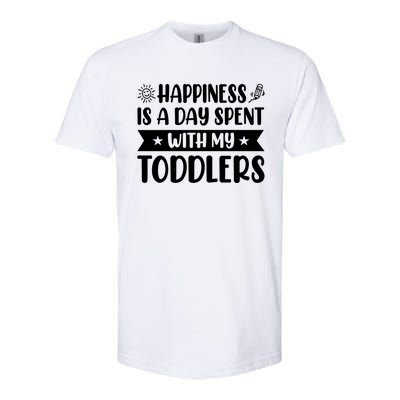 Happiness Is A Day Spent With My Sitter Daycare Gift Softstyle CVC T-Shirt