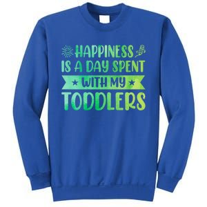 Happiness Is A Day Spent With My Sitter Daycare Gift Sweatshirt