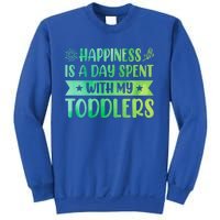 Happiness Is A Day Spent With My Sitter Daycare Gift Sweatshirt