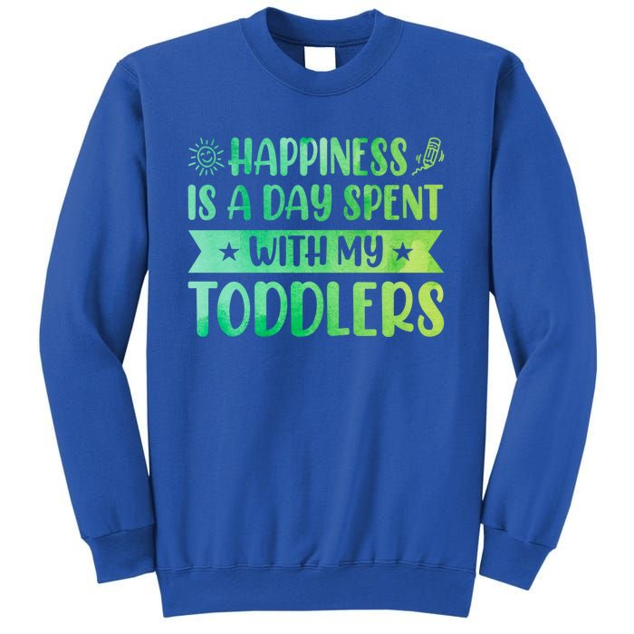 Happiness Is A Day Spent With My Sitter Daycare Gift Sweatshirt