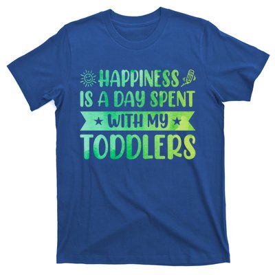 Happiness Is A Day Spent With My Sitter Daycare Gift T-Shirt